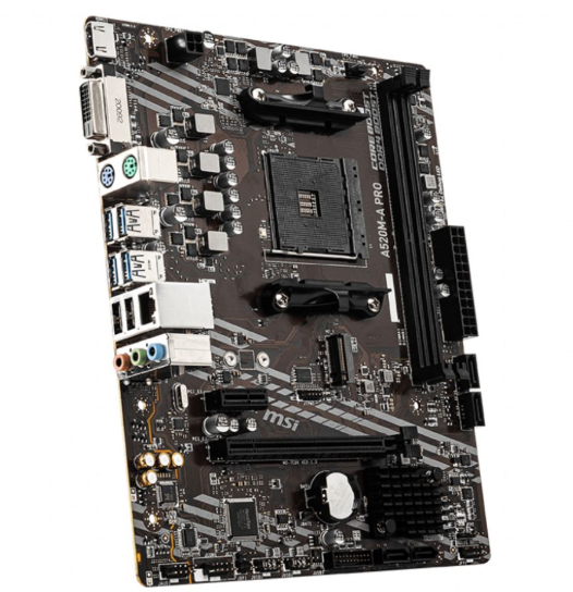 MB MSI AM4 A520M-A PRO DDR4 BULK M-ATX